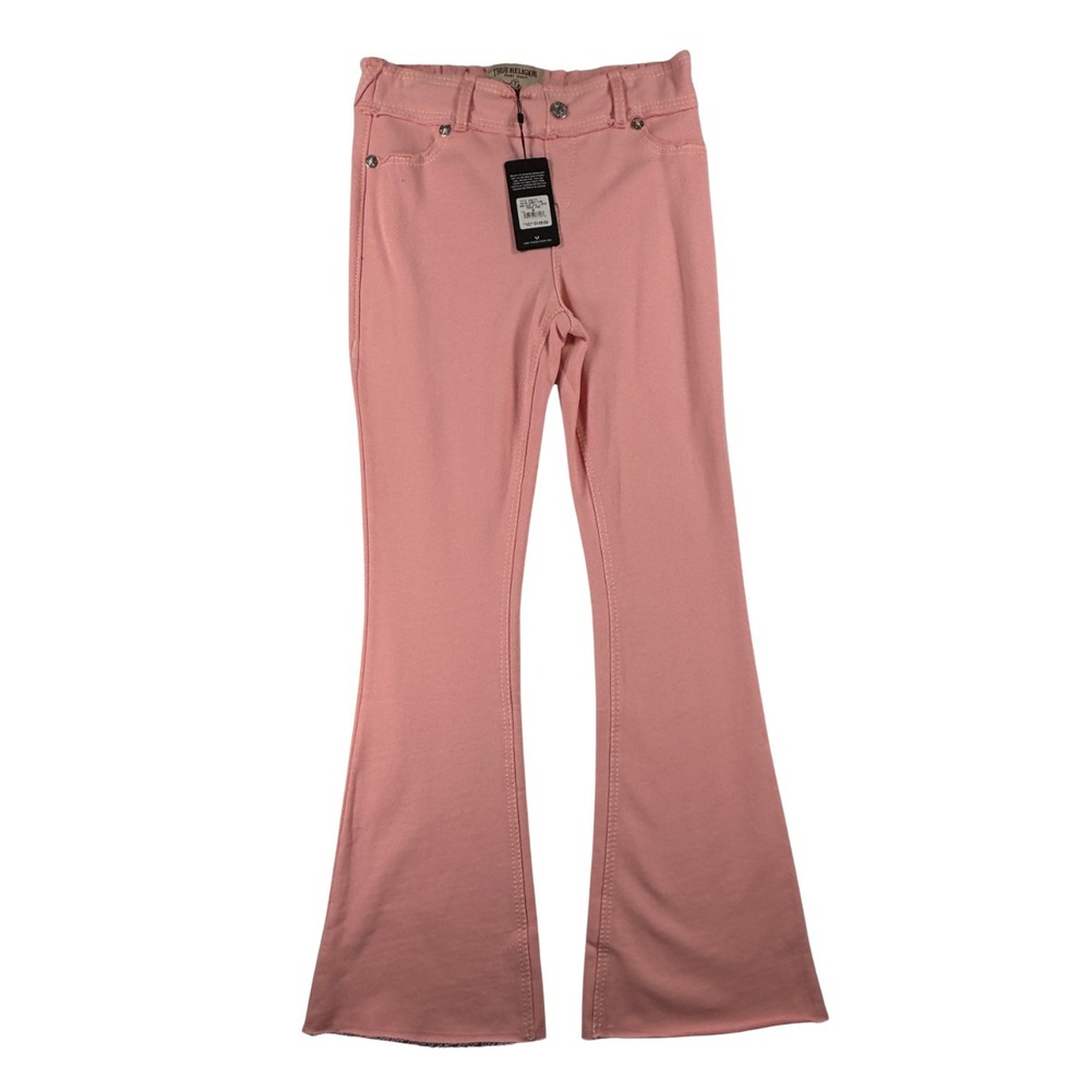 True Religion Big T‎ Flare Bootcut Pants Womens M Pink NWT Y2K Lounge